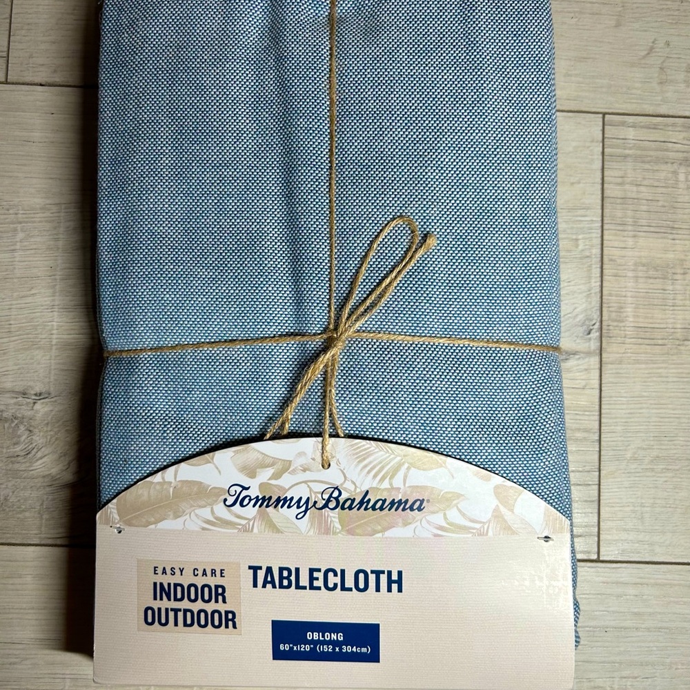 Tommy Bahama Blue Tablecloth